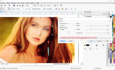 Tutorial Membuat Efek Sensor Foto dengan CorelDraw