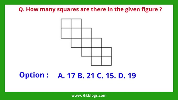 How Many Squares Are There In The Given Figure