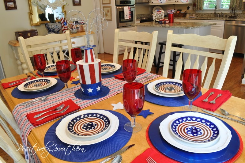 Memorial Day Tablescape Positively Southern