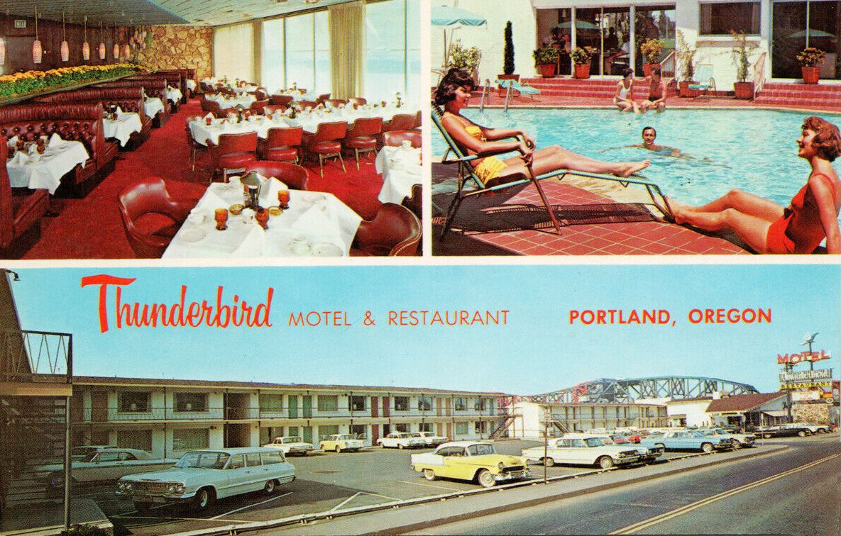 Transpress Nz Cars Outside The Thunderbird Motel