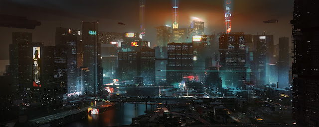 لعبة Cyberpunk 2077 تقدم لنا نظرة عن القلب النابض لمدينة Night City 
