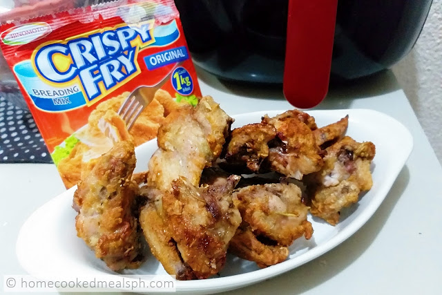 airfrying, airfried chicken, recipe, chicken, chicken recipes, Crispy Fry Breading Mix