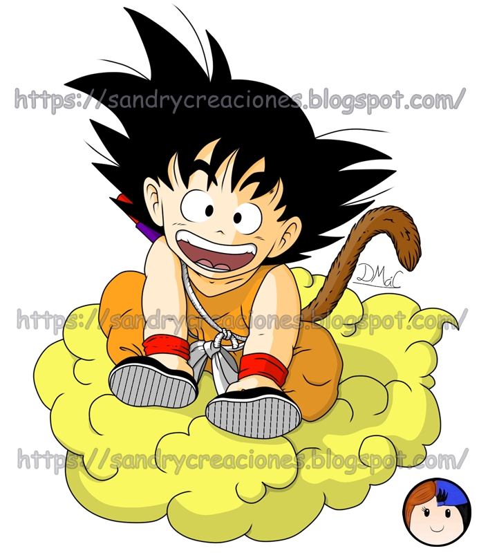 SanDryCreaciones: Dibujando Dragon Ball: Son Goku Niño Colores Alternativos