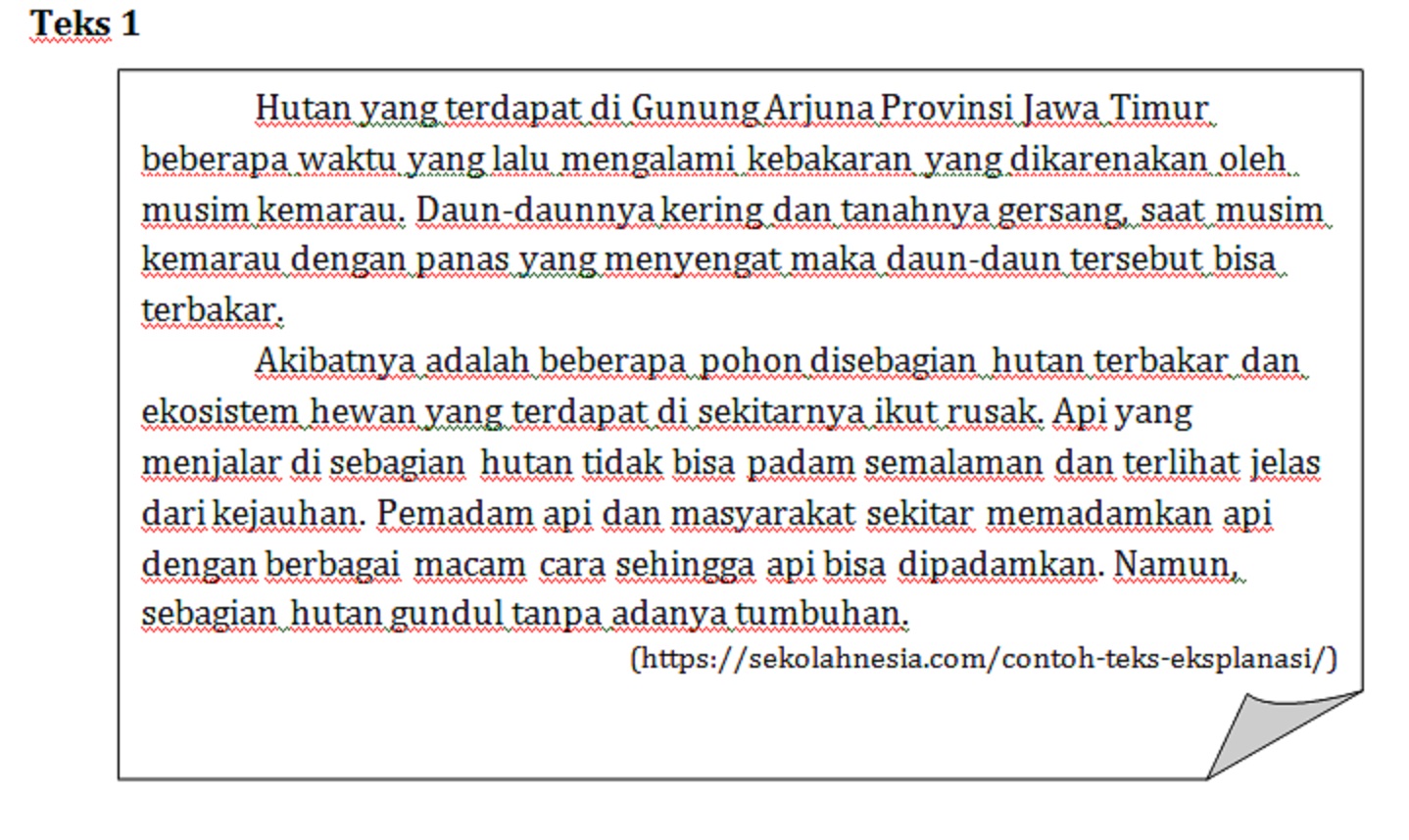 Materi bahasa indonesia teks eksplanasi