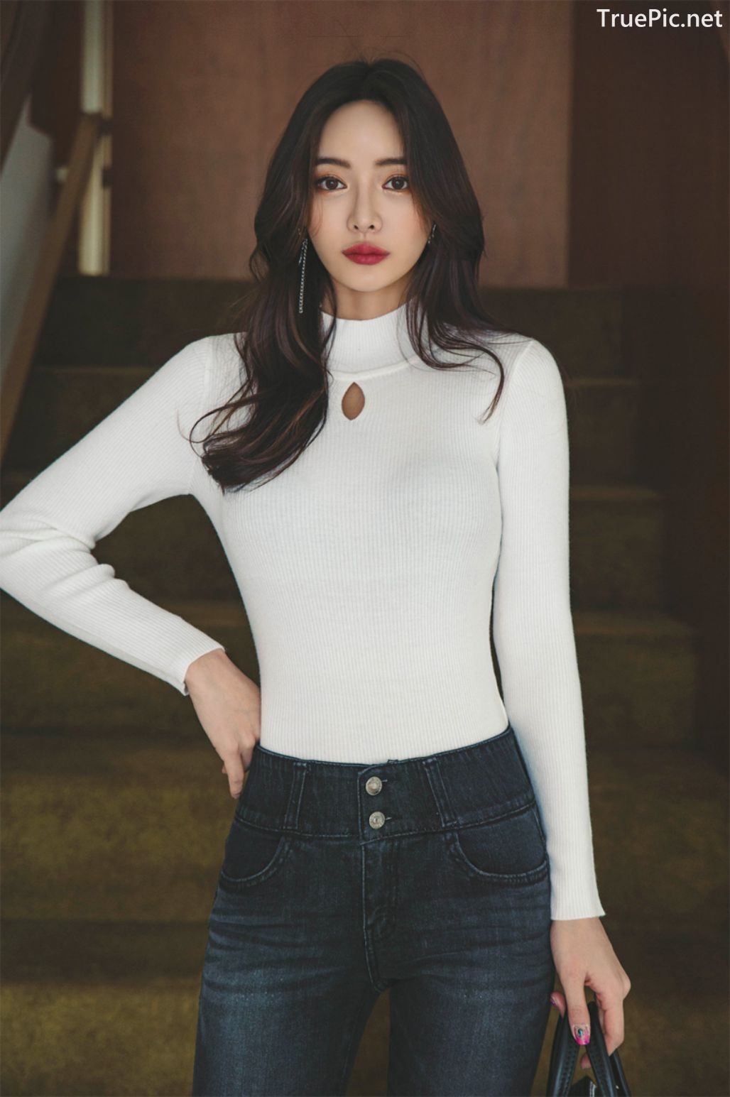 Image-Korean-Fashion-Model-Kim-Bo-Ram-Jeans-Set-Collection-TruePic.net- Picture-28