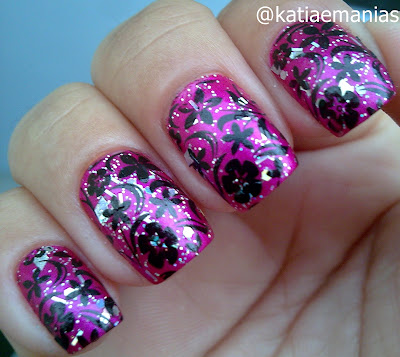 La Femme, glitter, katiaemanias, Born Pretty, Nail Plus, carimbada, La Femme, glitter, katiaemanias, Born Pretty, Nail Plus, carimbada,