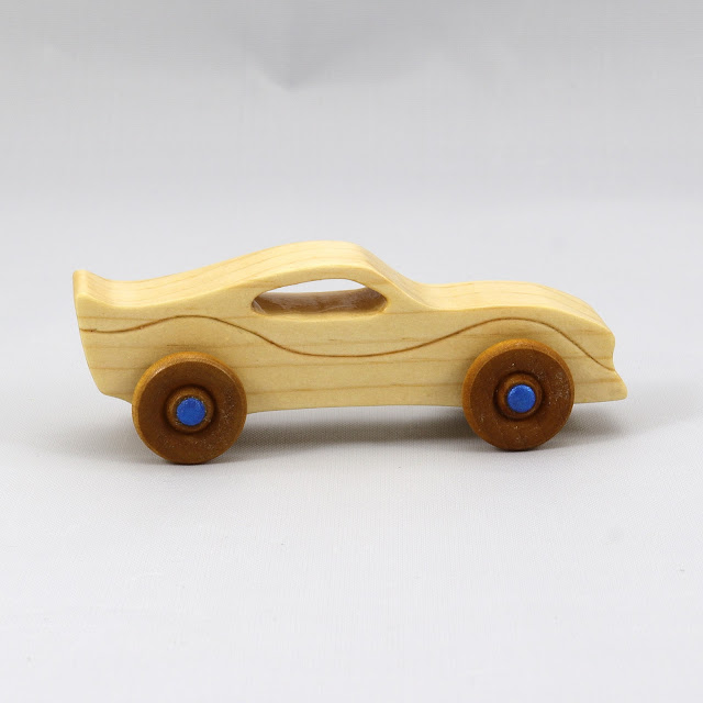 Handmade Wooden Toy Car Itty Bitty Ferarri Mini Play Pal Size Pocket Car 777784613