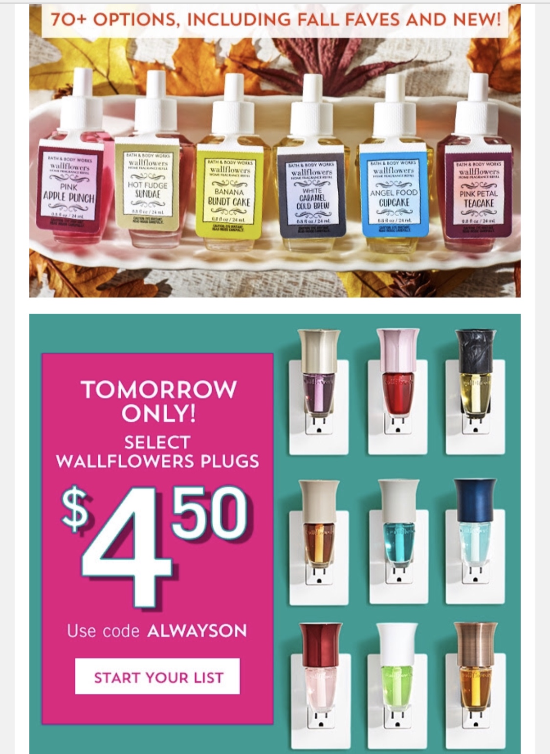 Life Inside the Page Bath & Body Works Tomorrow's Wallflower Sale Life Inside the Page Bath & Body Works Tomorrow's Wallflower Sale