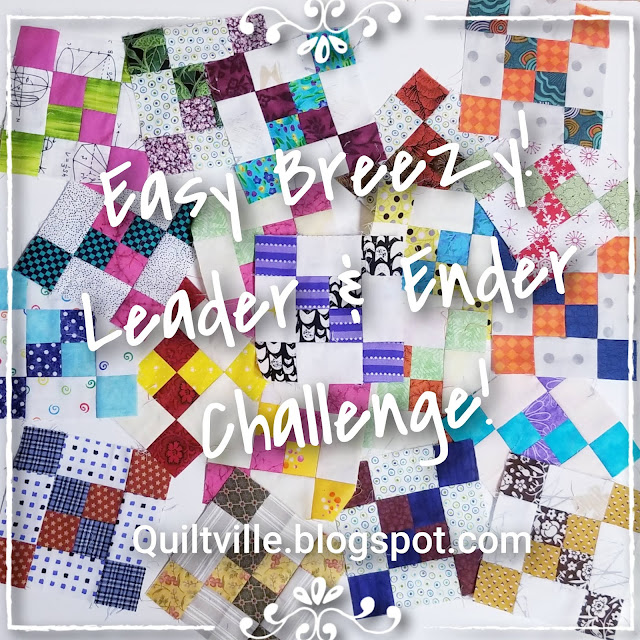 Easy Breezy Leader & Ender Challenge! Quiltville's Quips & Snips