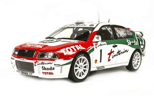 les plus grandes voitures de rallye 1:18 Škoda Octavia WRC 2001 B. Thiry