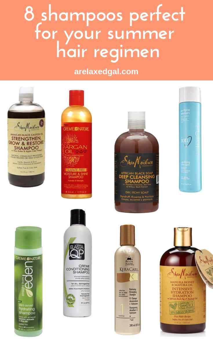 8 Great Shampoos For Summer Hair Care A Relaxed Gal