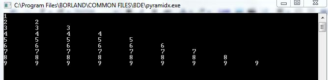 Education for ALL: C Program to Print Pyramids and Triangles using LOOPS