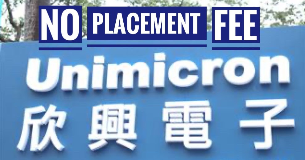 Jobs in Taiwan Unimicron Technology now hiring factory workers No