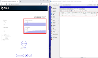 Pisah Trafik Menggunakan Queue Tree