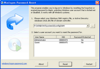 password reset windows disk boot login