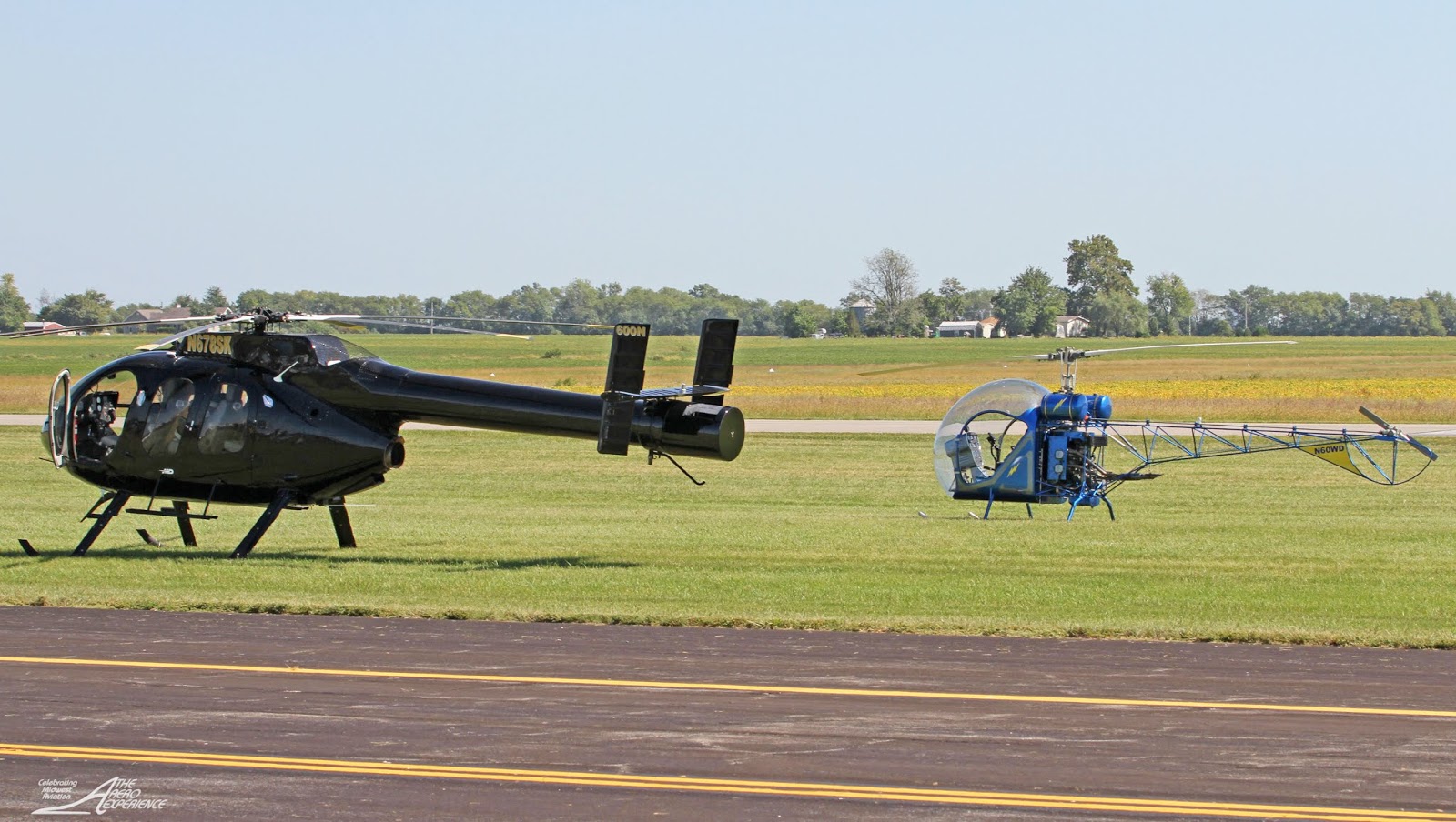 The Aero Experience Sparta, IL Community Airport FlyIn 2018 Helicopters