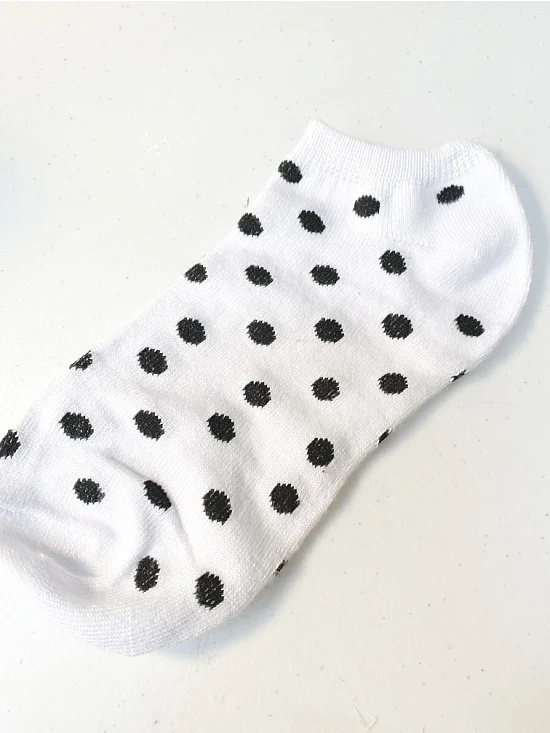 polka dotted socks