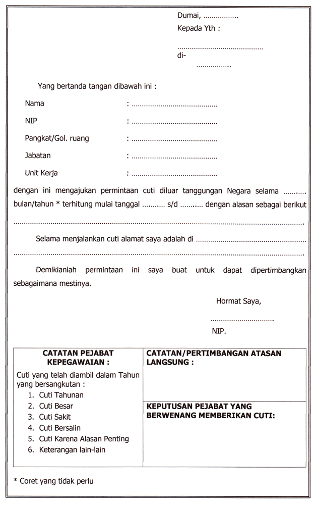 Cara Mudah Menulis Surat Cuti Menikah Yang Paling Tepat Dan