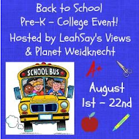Back to School Pre K to College with LeahSay's Views and Planet Weidknecht