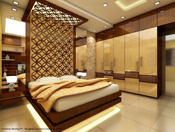 صور ديكورات جبس بورد غرف نوم مودرن 2018 شركة ارابيسك