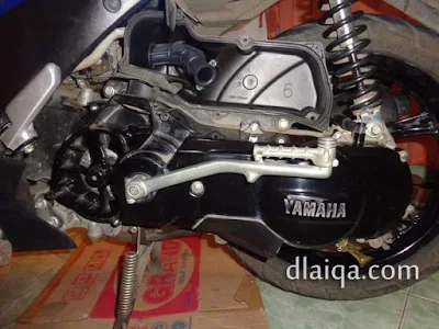 cover filter udara dan filter CVT telah dilepas