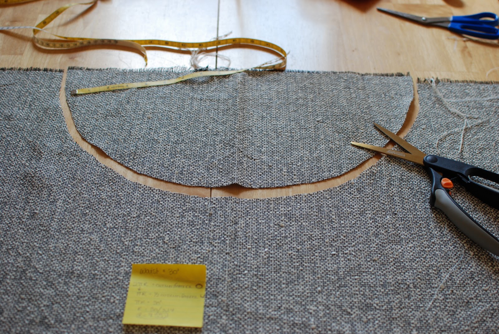 Knitting Jenny: Circle Skirt Tutorial and a math lesson