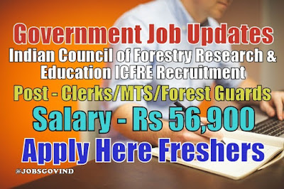 ICFRE Recruitment 2020