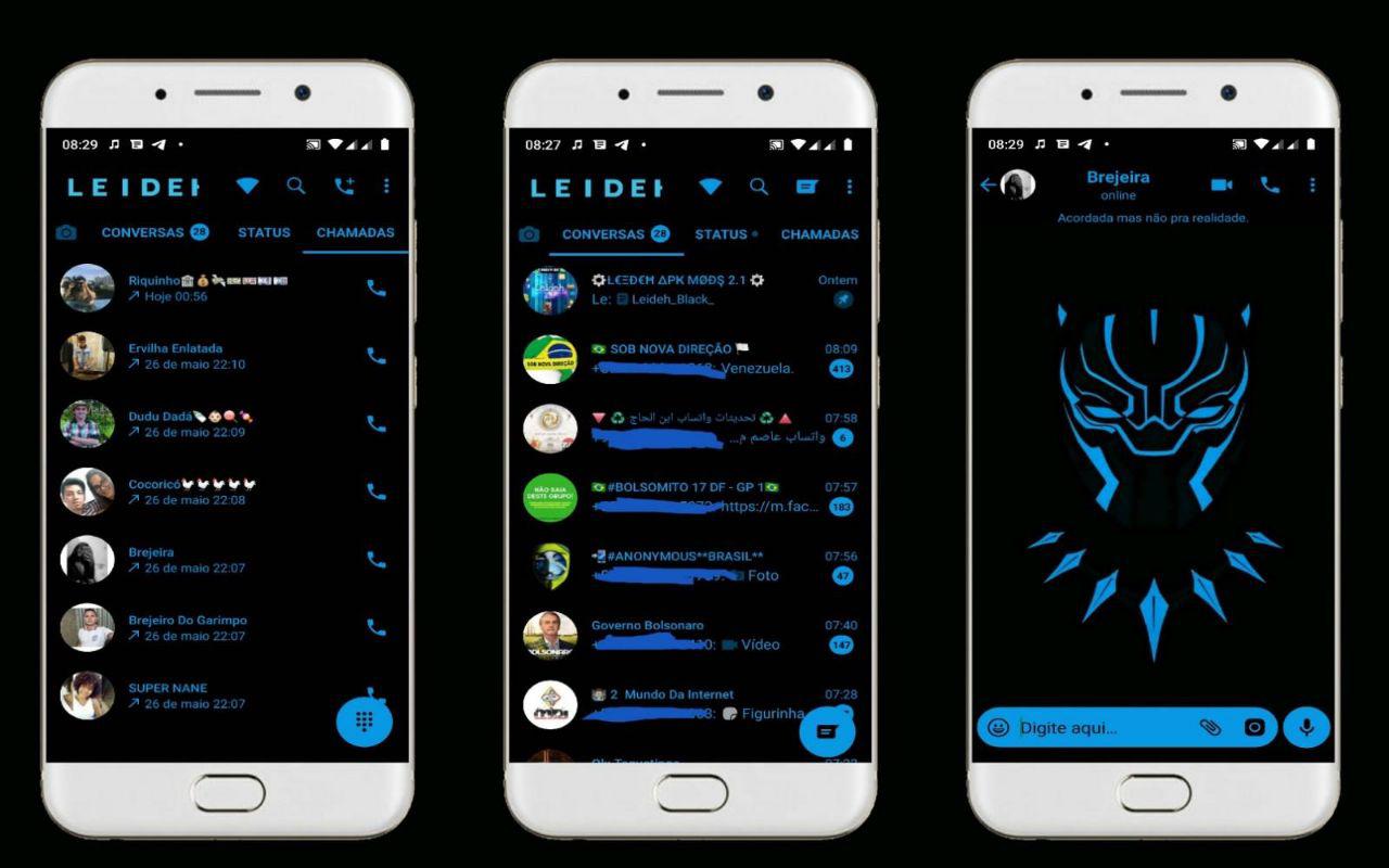 Black Panther Theme For GBWhatsApp Download WhatsApp Themes