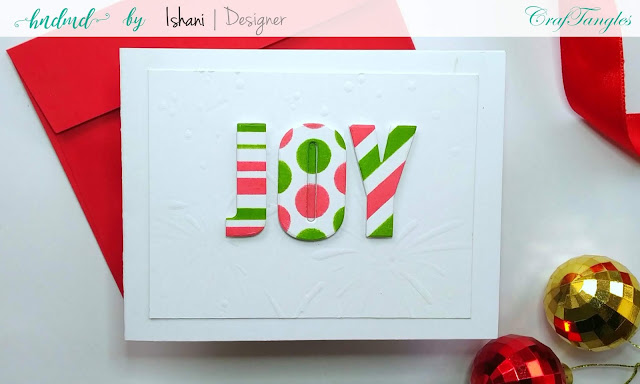 stencil card, stenciling, Stretch your stencils, Quillish, Ink blending, Craftangles, Video Tutorial, Christmas card, Craftangles stencils, stencil patterns