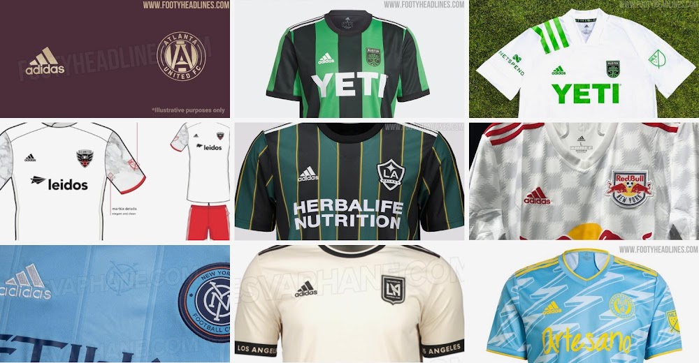 2021 MLS Kit Overview All Leaks & Releases Footy Headlines