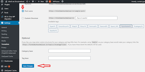 Wordpress Permalinks Setup Wordpress Permalinks Setup