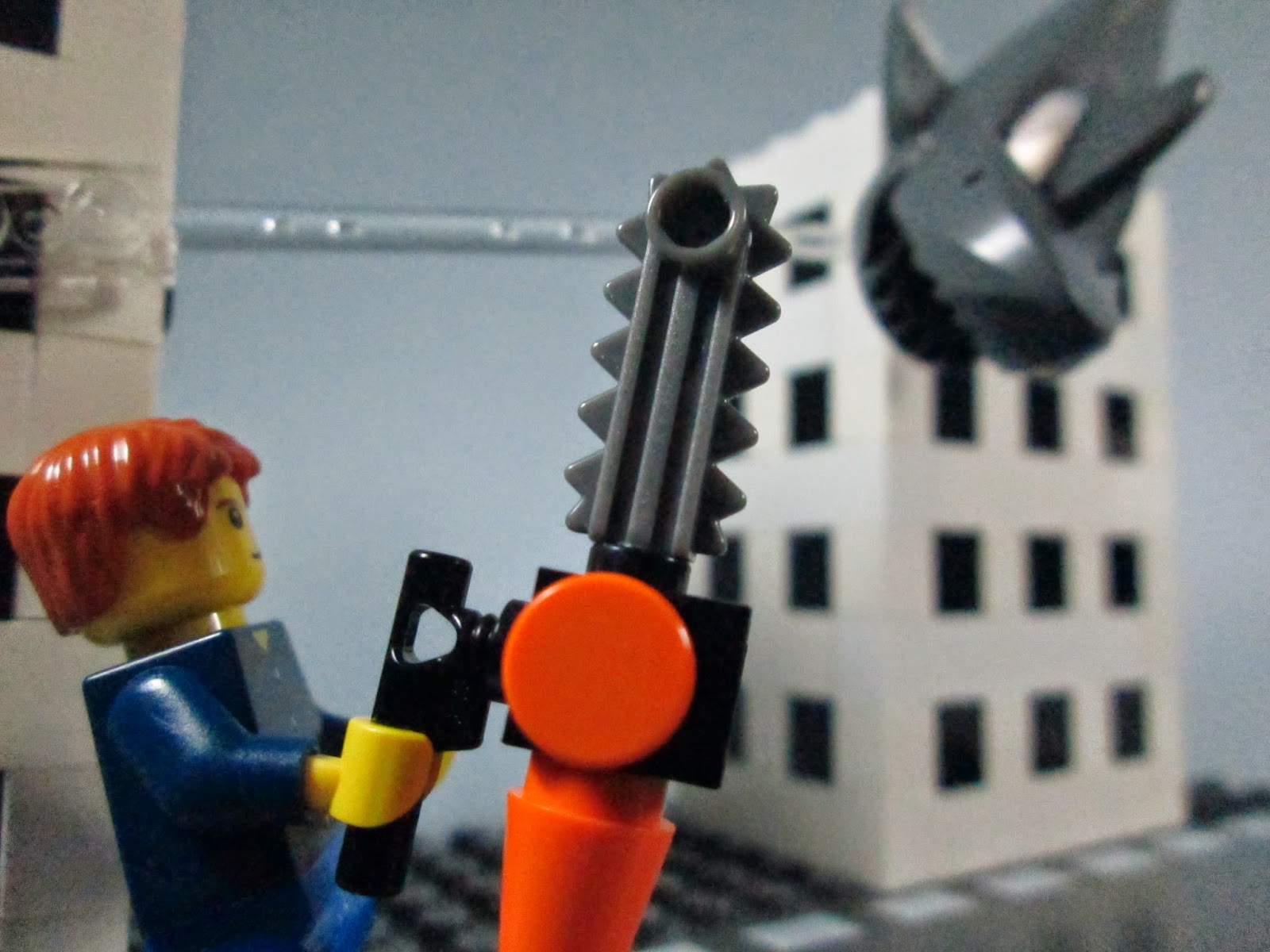 MOC LEGO sobre o filme Sharknado 2