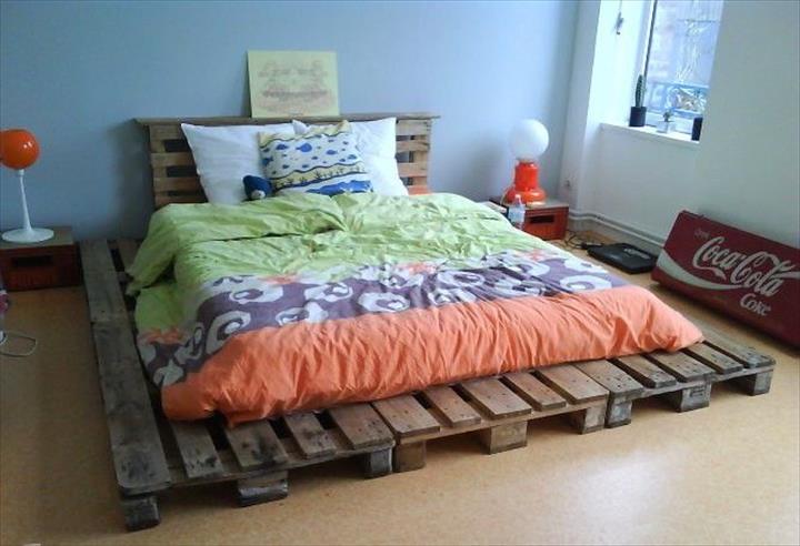 40 Diy Ideas Easy To Install Pallet Platform Beds Pallets - Easy Diy Pallet Platform Bed