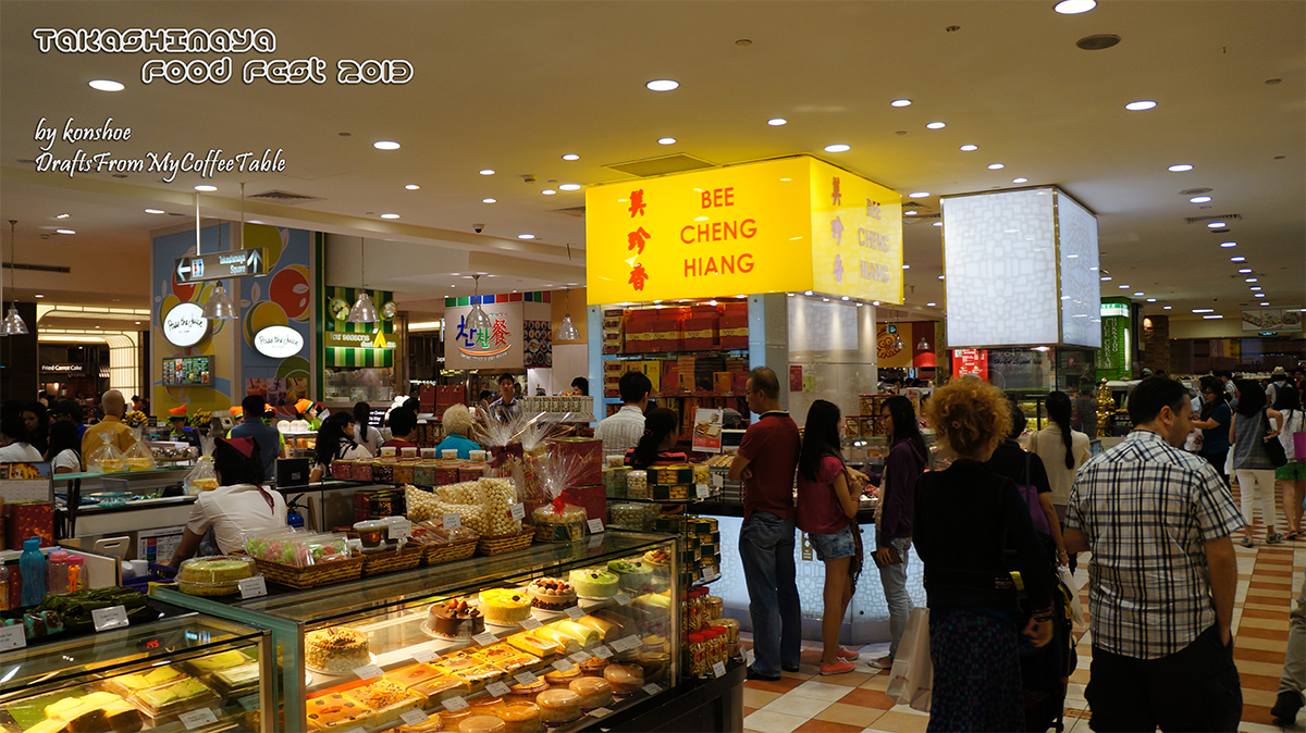 Drafts from My Coffee Table Takashimaya Food Fest 2013