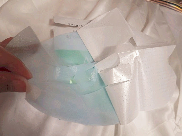 護膚 ░ 美人魚夢幻彩色❤ Lovism洛芙生 黃金藻曬後賦活羽絨面膜,敏感型肌膚曬後保養媽咪也可以使用!