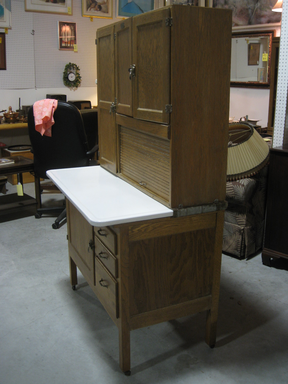 Antiques, Art, and Collectibles: Hoosier Cabinet