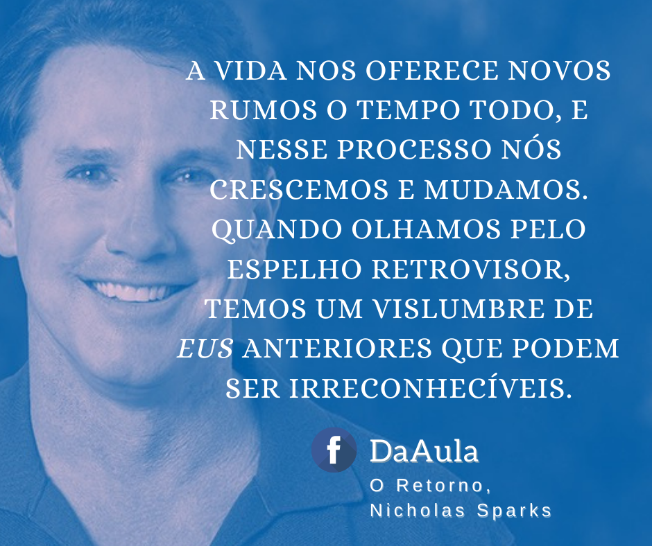 Frase do Livro: O Retorno de Nicholas Sparks 