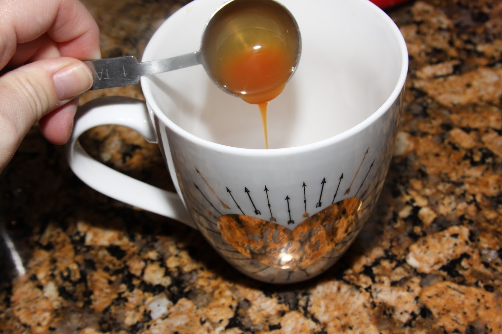 For the Love of Food Mardi Gras King Cake Latte