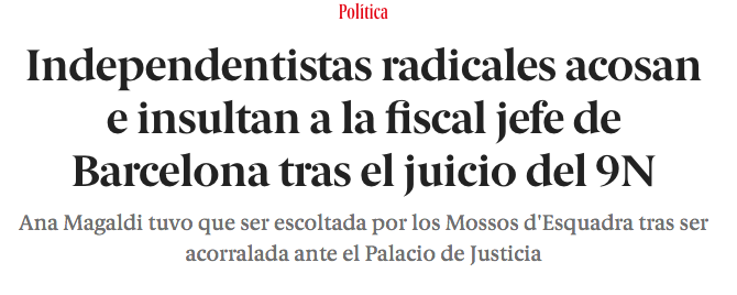 Puigdemont pide al Supremo imputar la violencia a los manifestantes.Menudo traidor