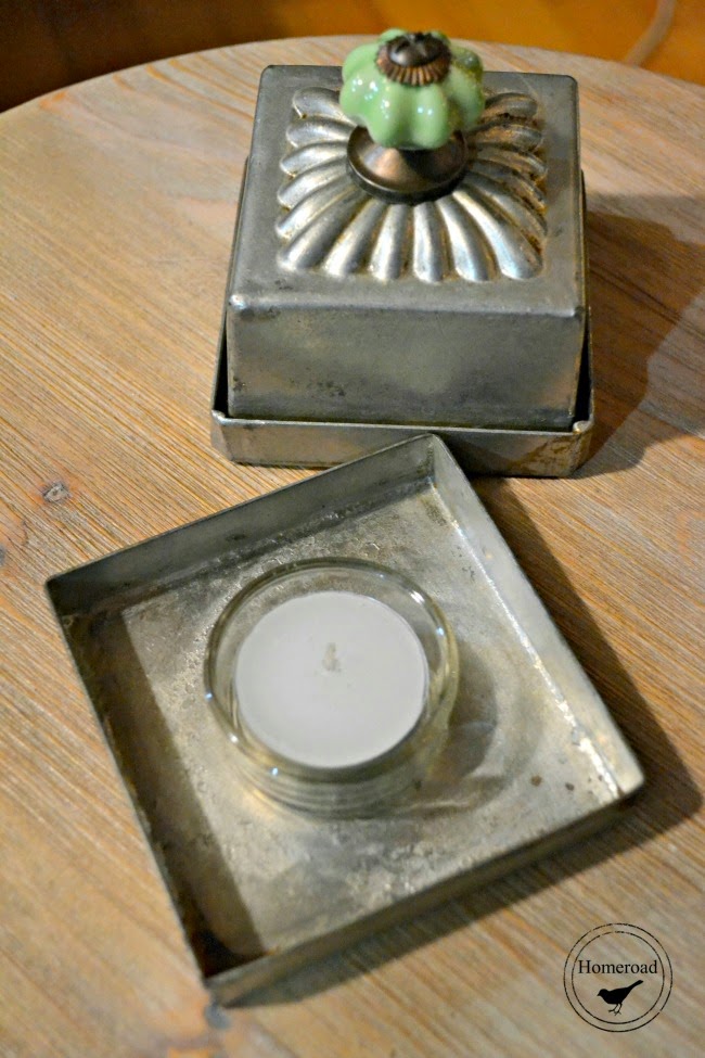 Vintage Tin Candle