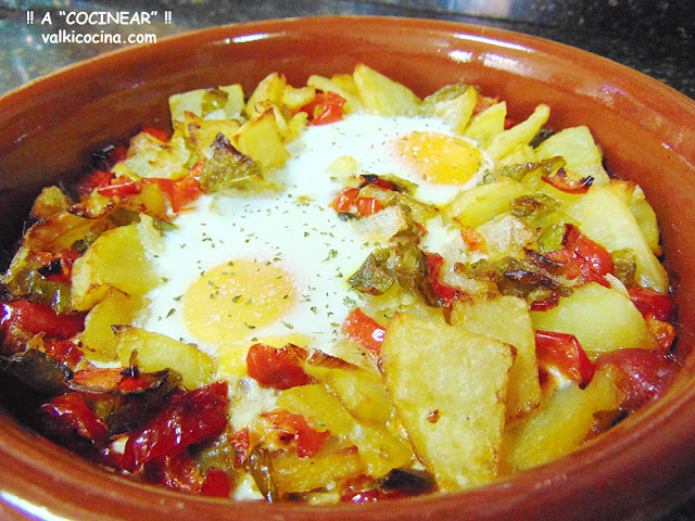 HUEVOS EN FRITADA AL HORNO