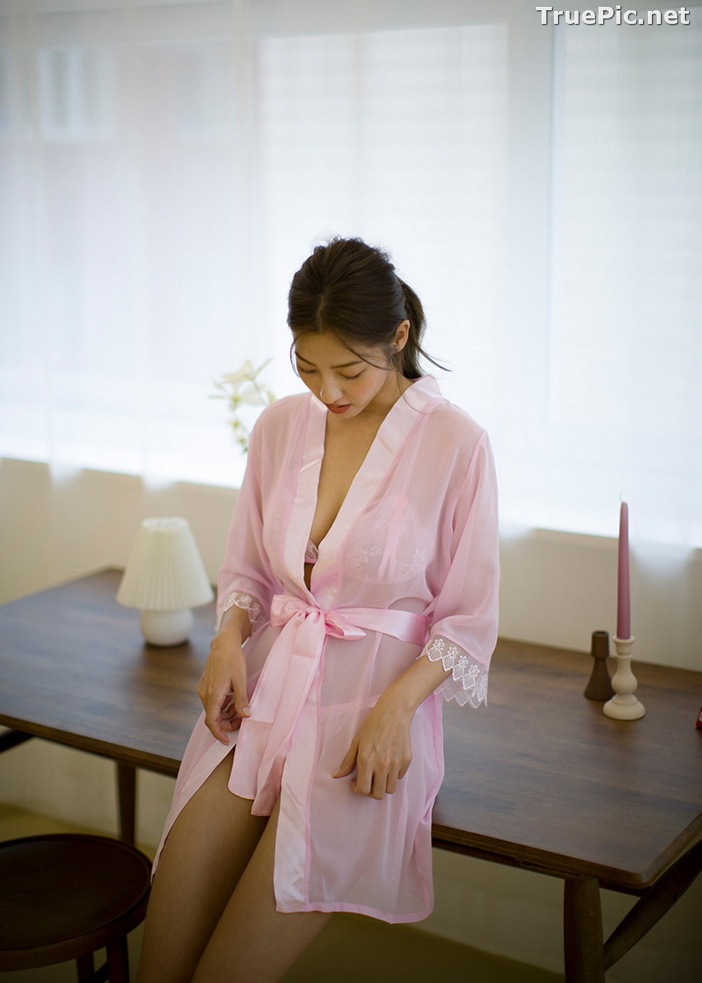Image Korean Fashion Model - Jeon Ji Su - Miracle Pink in the Red Sea - TruePic.net - Picture-18