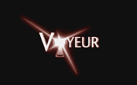 Voyeur DOS title screen