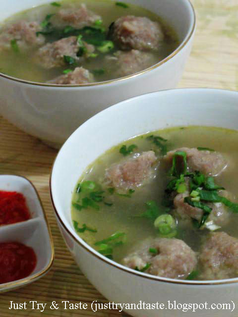 Resep Homemade Bakso Kuah Daging Sapi JTT