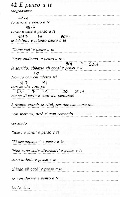 BODI SONČEK o9 E PENSO A TE (Lucio Battisti)