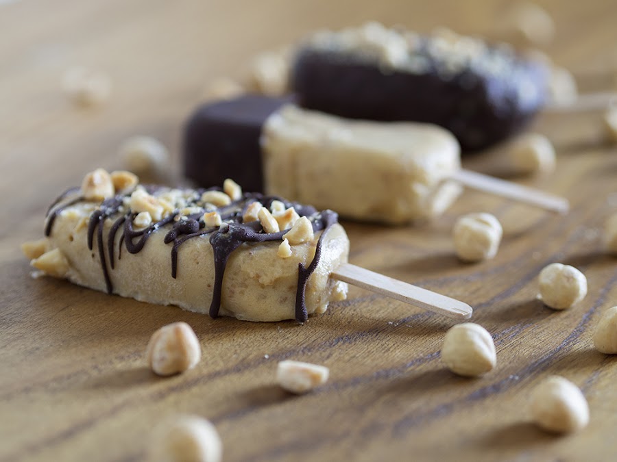 Helado saludable de plátano y mango _11