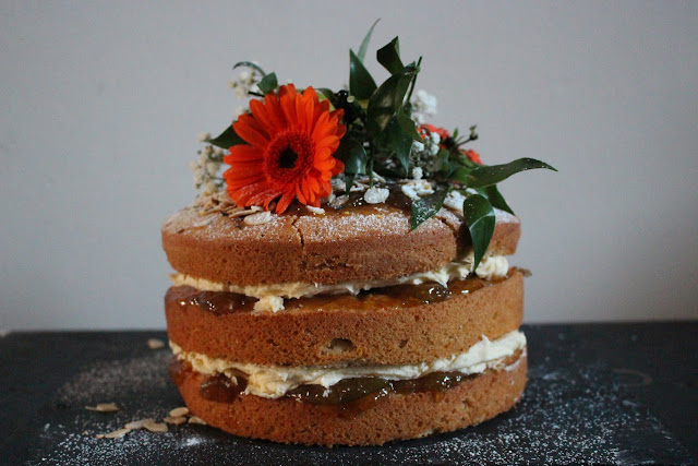 Earl Grey, Fig, and Vanilla Cake | Celia's Saucer