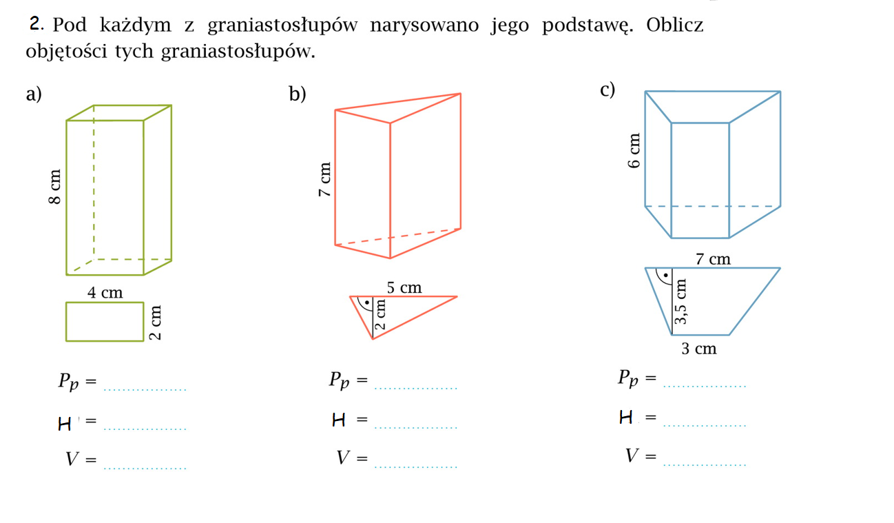 matma nie gryzie: 26. Objętość graniastosłupów prostych.