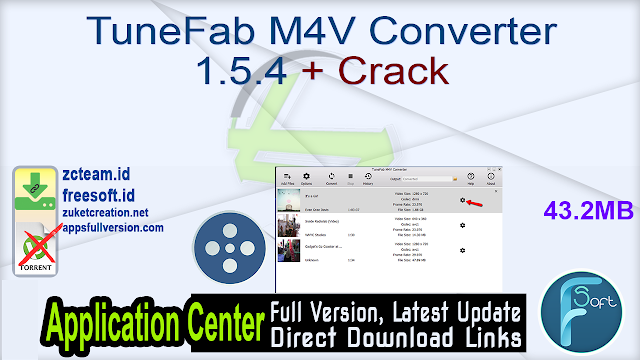 TuneFab M4V Converter 1.5.4 + Crack_ ZcTeam.id