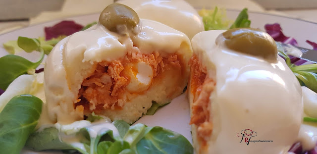 Bomba de patata sorpresa Bomba de patata sorpresa